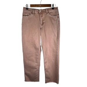 Buckle‎ VERVET Women's Size 30 Pink Cotton Blend Straight Leg Cropped Jeans